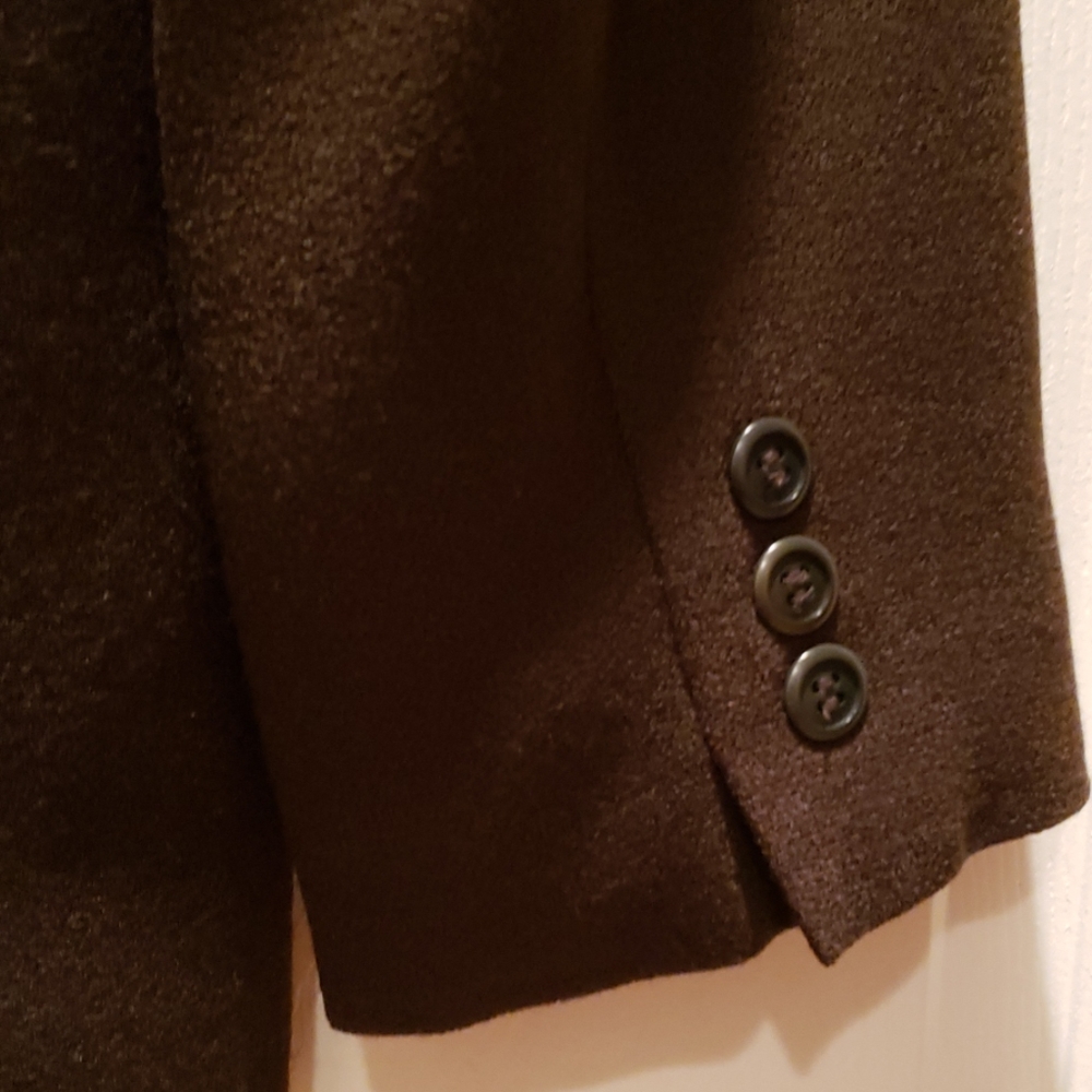 Chocolate Brown Button Down Blazer - image 7
